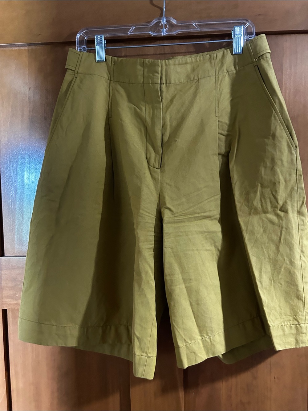 Mustard Yellow Jorts with adjustable waist
